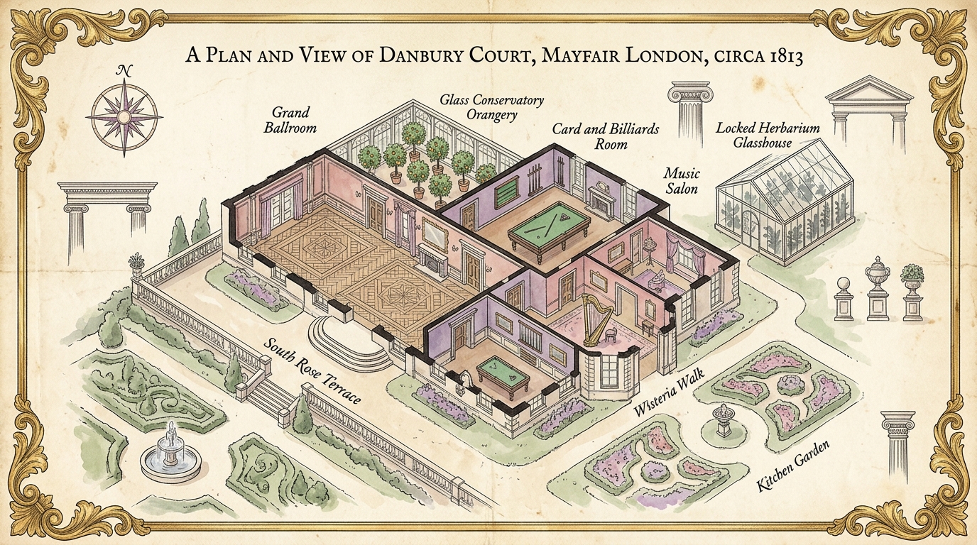 Danbury Court Estate Floorplan Map